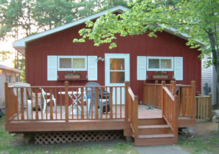 Photo of the Deck facing the road